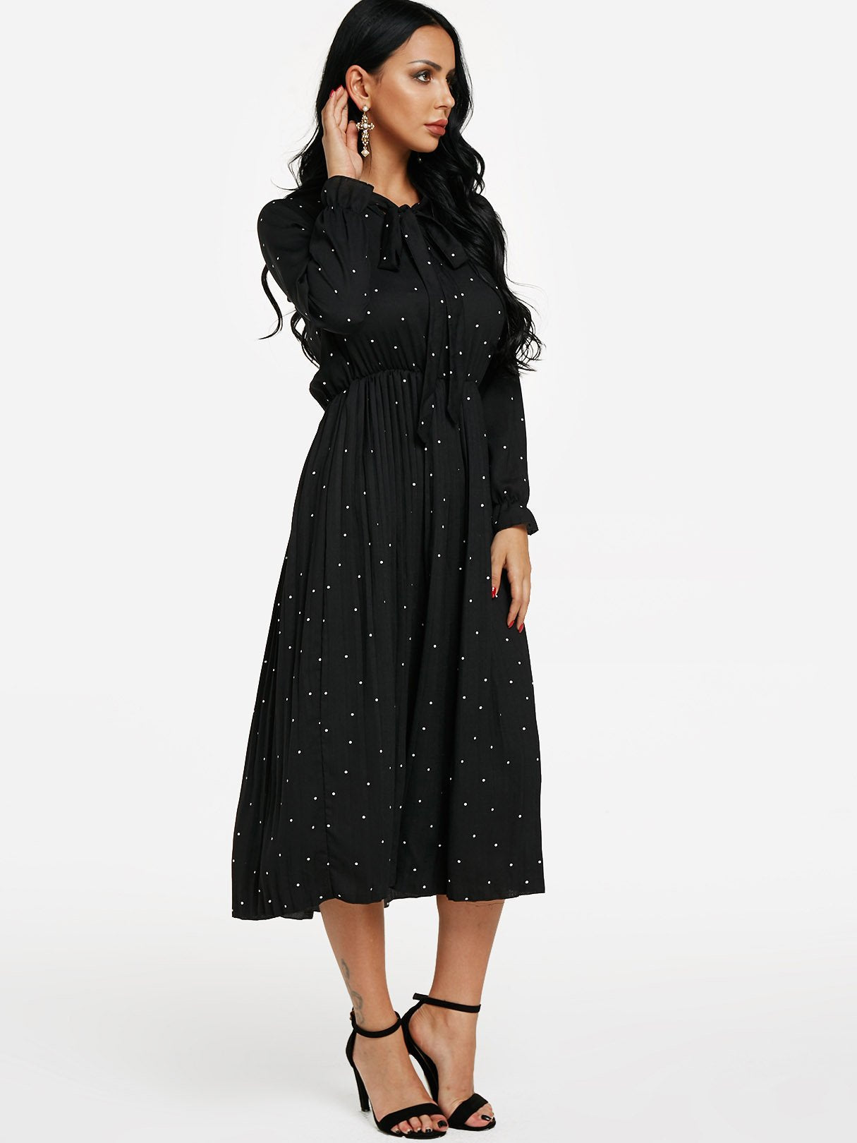 NEW FEELING Womens Black Maxi Dresses