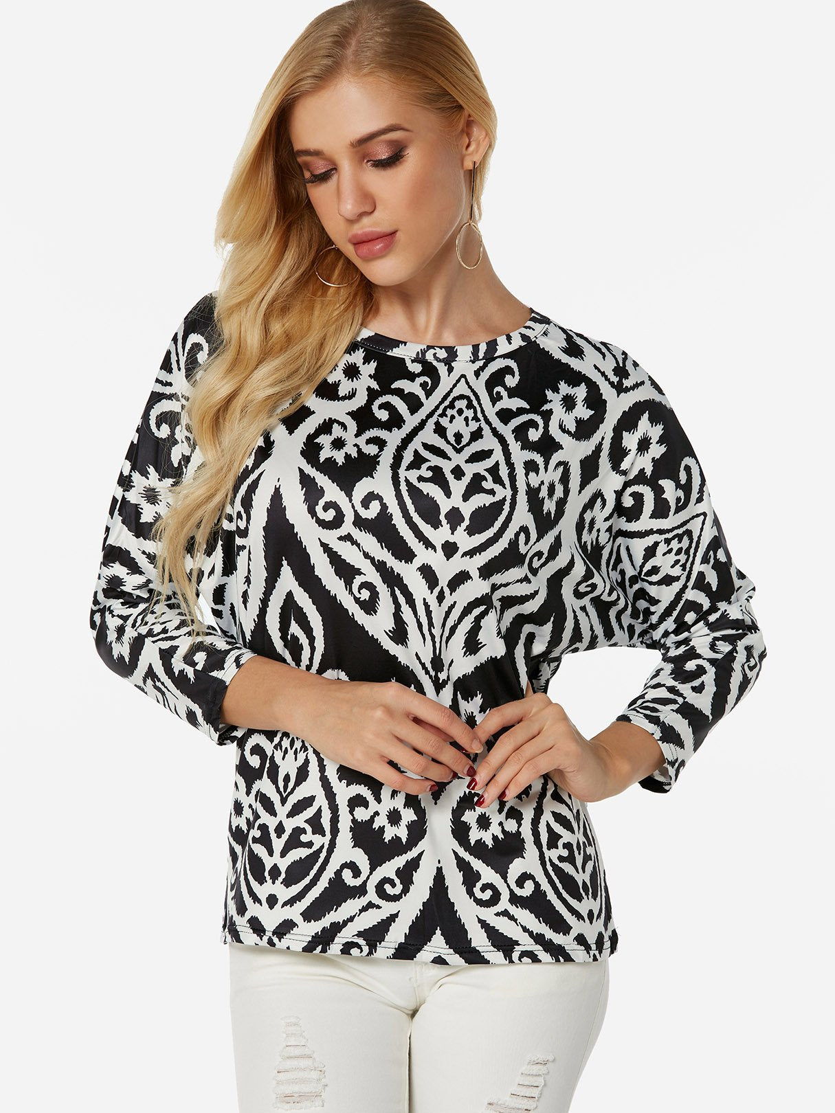 ODM Ladies 3/4 Sleeve T-Shirts