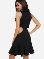 NEW FEELING Womens Black Mini Dresses