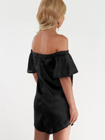 NEW FEELING Womens Black Mini Dresses