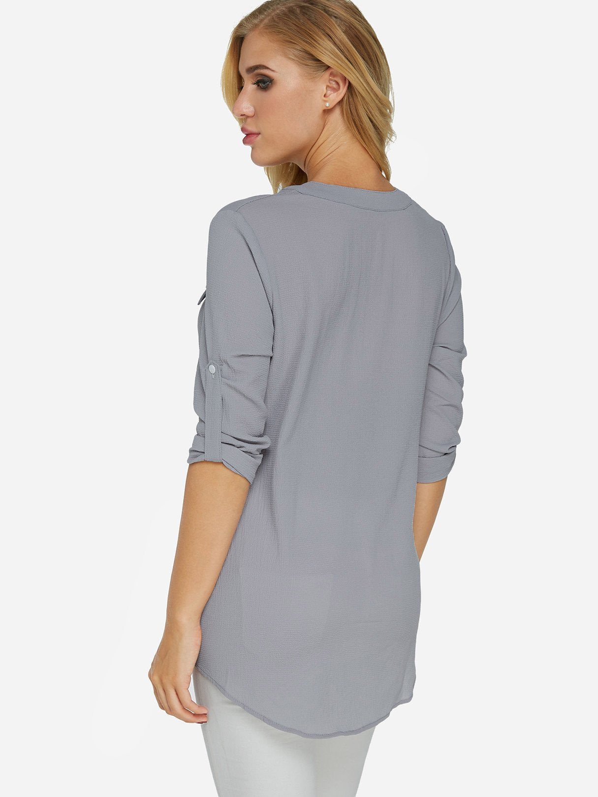Custom Ladies V-Neck Blouses