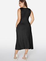 NEW FEELING Womens Black Plus Size Dresses