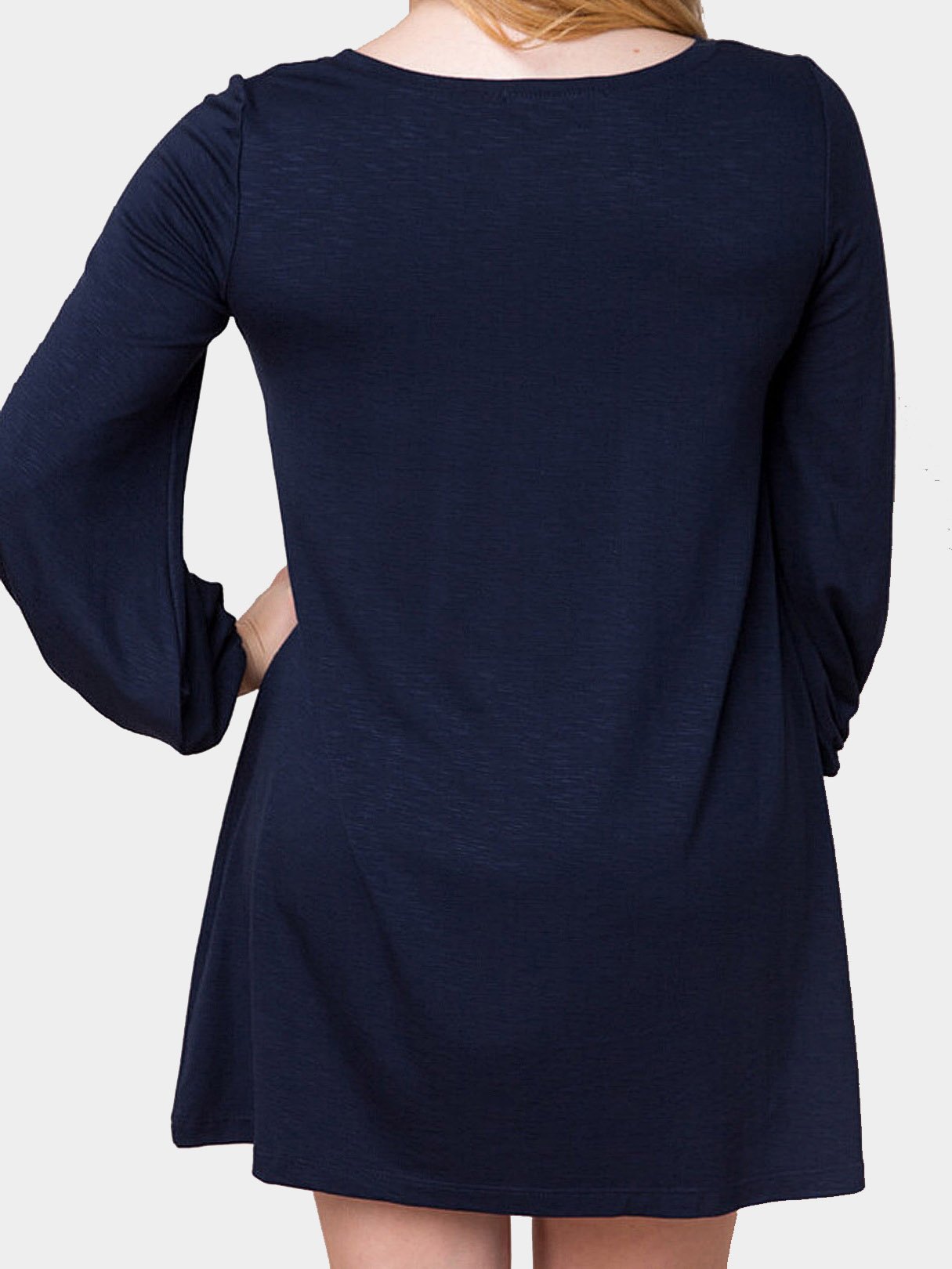 NEW FEELING Womens Navy Mini Dresses