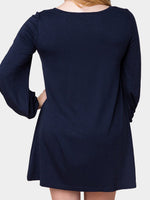 NEW FEELING Womens Navy Mini Dresses