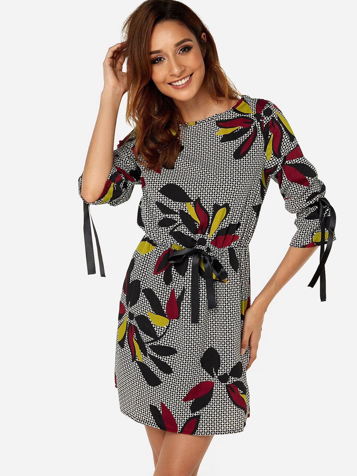 ODM Ladies 3/4 Sleeve Dress