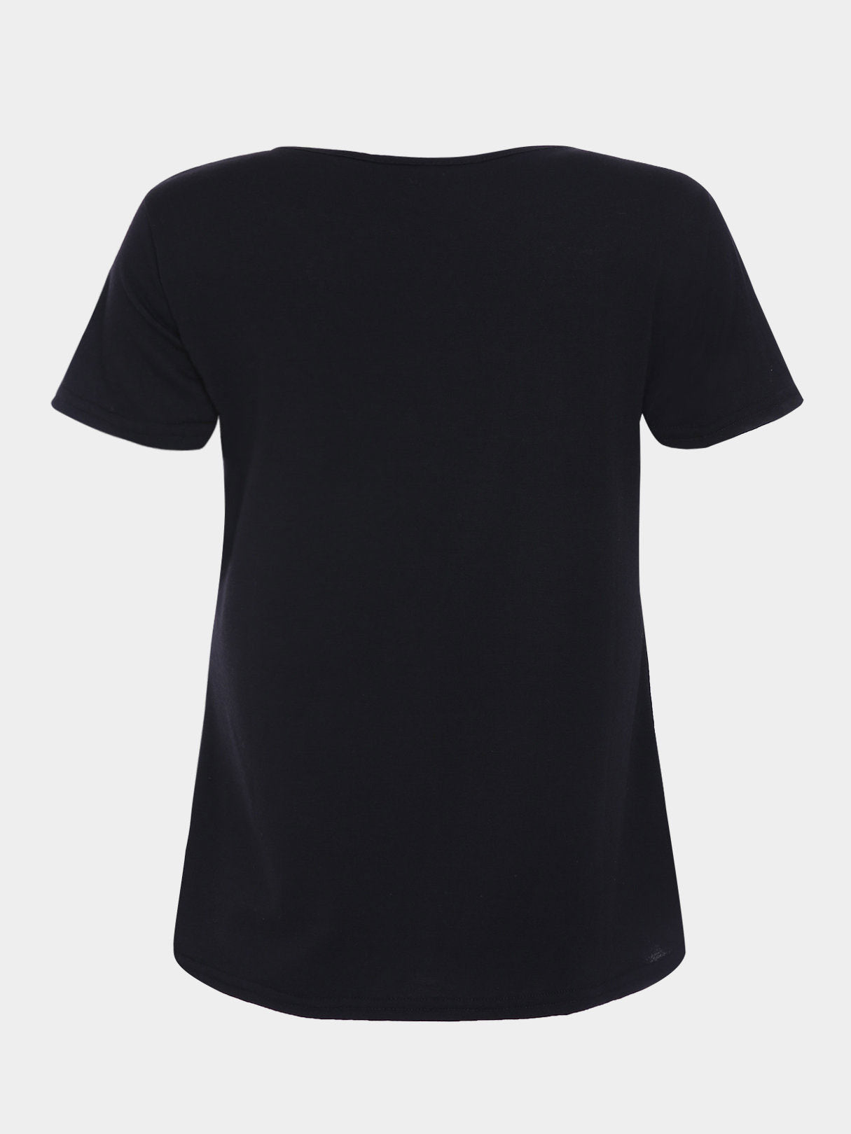 NEW FEELING Womens Black T-Shirts