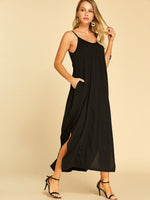 NEW FEELING Womens Black Casual Dresses