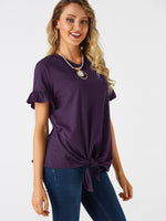 OEM Ladies Purple T-Shirts
