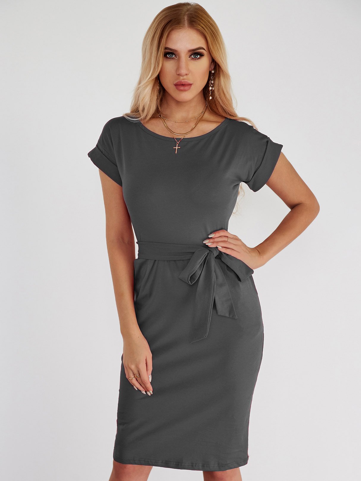 OEM ODM Womens Short Sleeve Casual Dresses