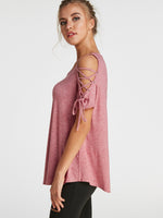 OEM Ladies Burgundy T-Shirts