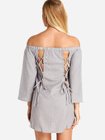 NEW FEELING Womens Grey Mini Dresses