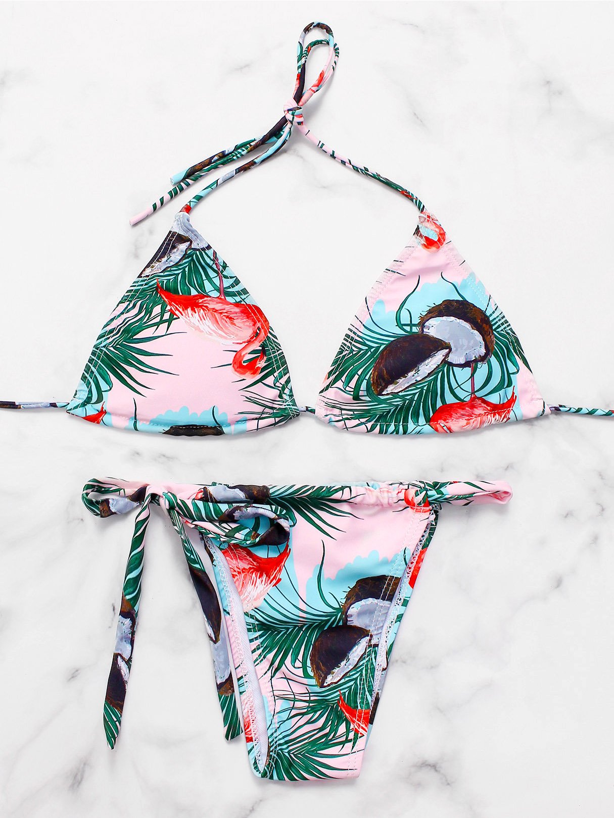 OEM ODM Ladies Light Blue Bikinis
