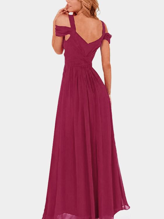NEW FEELING Womens Burgundy Sexy Dresses