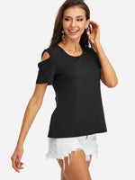 OEM Ladies Blue T-Shirts