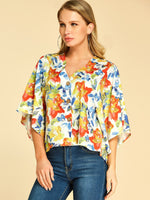 Custom Ladies V-Neck Blouses