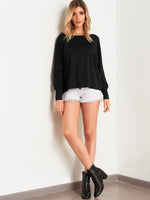 OEM ODM Womens Long Sleeve Top