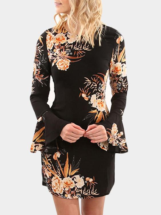 NEW FEELING Womens Black Mini Dresses