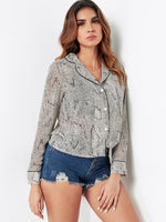 ODM Ladies Long Sleeve Blouses