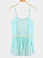 Wholesale Lace Sleeveless Light Green Camis