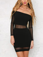 OEM Ladies Black Mini Dresses