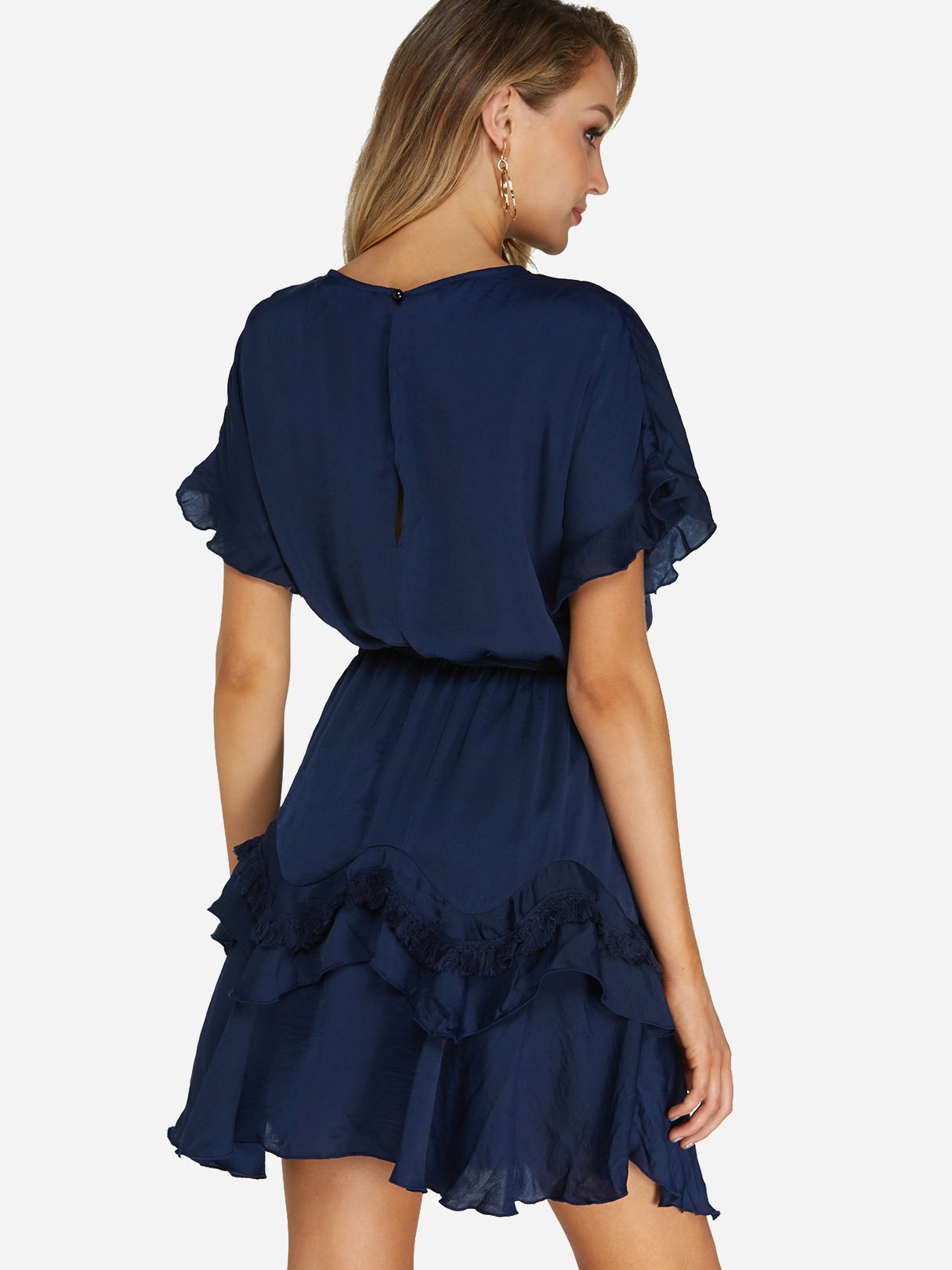 NEW FEELING Womens Navy Casual Dresses