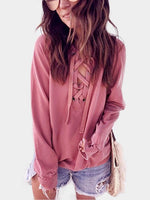 NEW FEELING Womens Pink T-Shirts