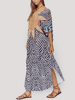 ODM Ladies Half Sleeve Beach Dresses 