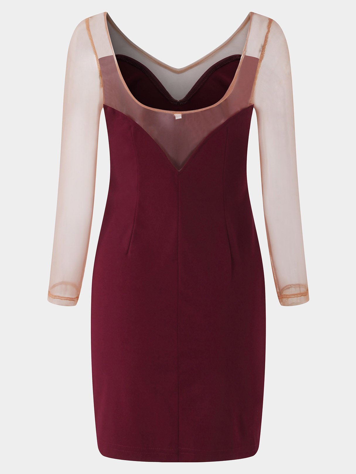 NEW FEELING Womens Burgundy Mini Dresses