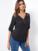 ODM Ladies Long Sleeve Blouses