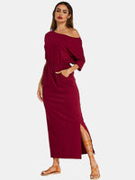 ODM Ladies Half Sleeve Casual Dress