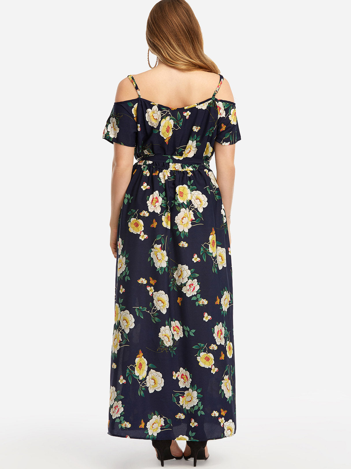 NEW FEELING Womens Navy Plus Size Dresses