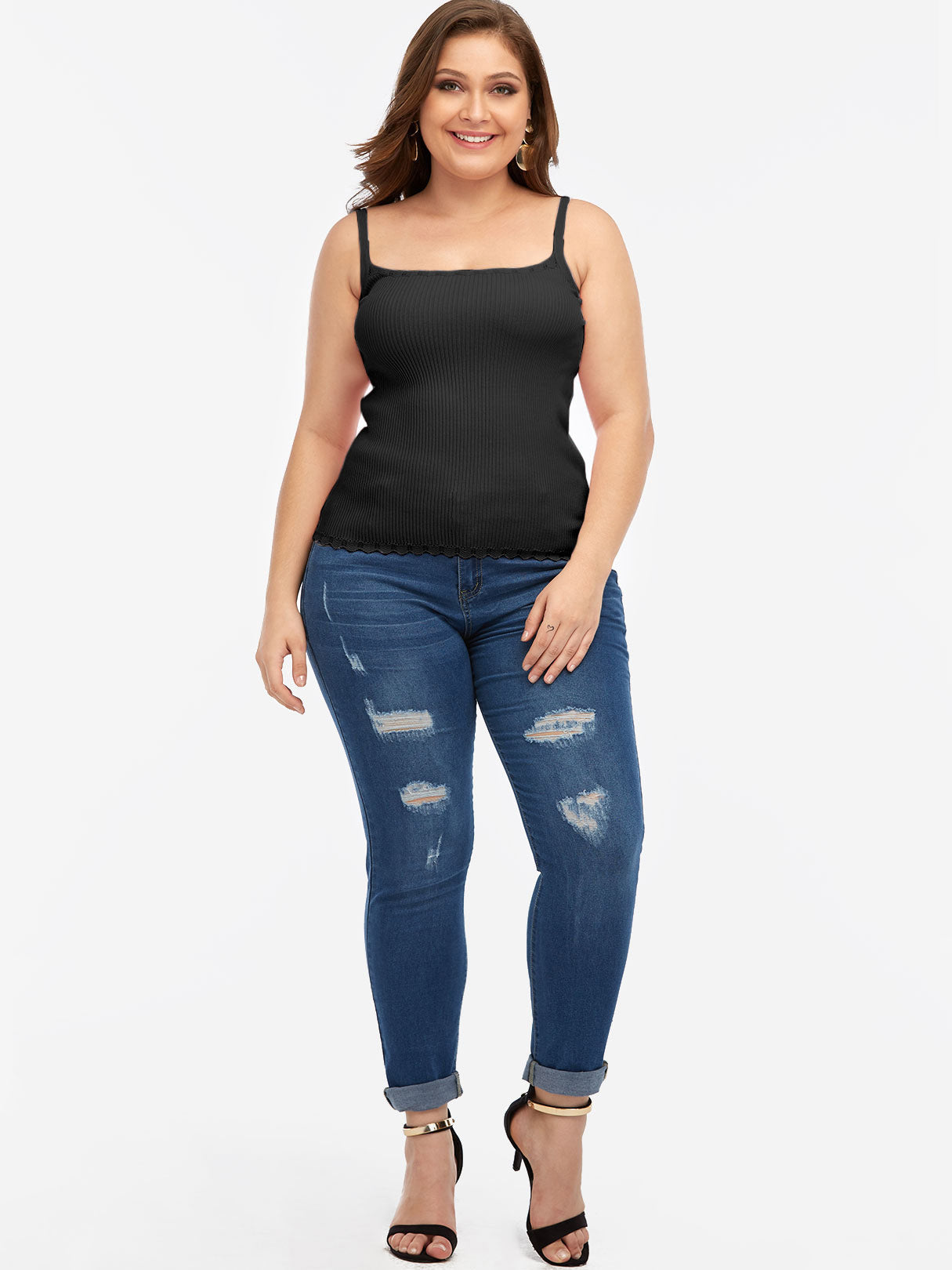 OEM ODM Womens Sleeveless Plus Size Tops