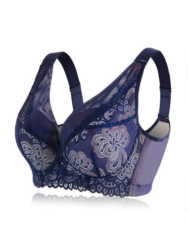 Wholesale Plus Size Embroidered Bra With Wire