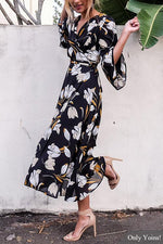 NEW FEELING Womens Floral Maxi Dresses