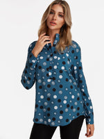 Custom Womens Long Sleeve Blouses