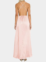 OEM ODM Womens Burgundy V-Neck Dresses