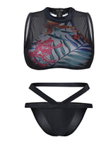 Womens Sleeveless Two Piece Bikinis