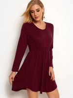 ODM Ladies Long Sleeve Casual Dress