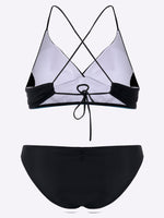 NEW FEELING Womens Black Bikinis