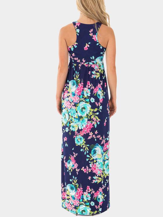NEW FEELING Womens Navy Maxi Dresses