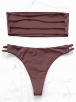 NEW FEELING Womens Rose Bikinis