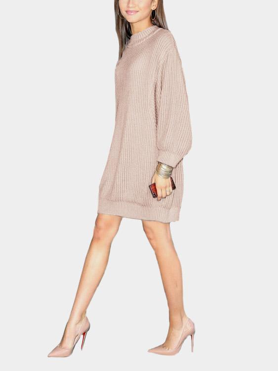 NEW FEELING Womens Pink Casual Dresses