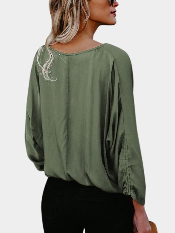 NEW FEELING Womens Green T-Shirts