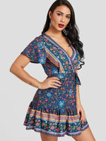 OEM Ladies Floral Floral Dresses