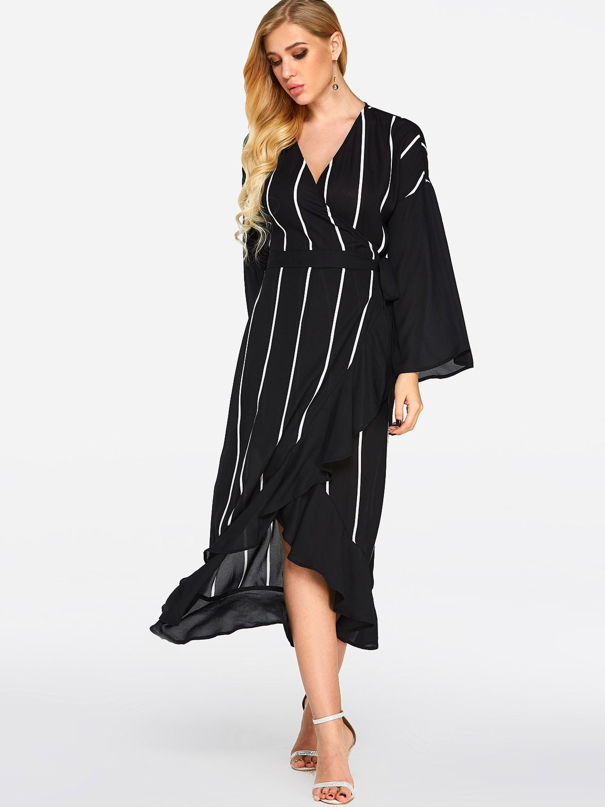OEM Ladies Black Maxi Dresses