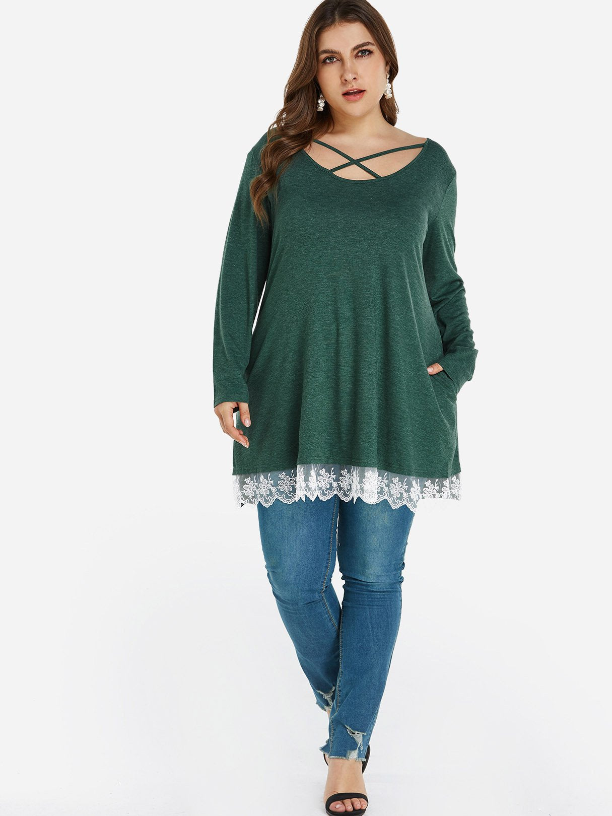 OEM ODM Ladies Plus Size Tops