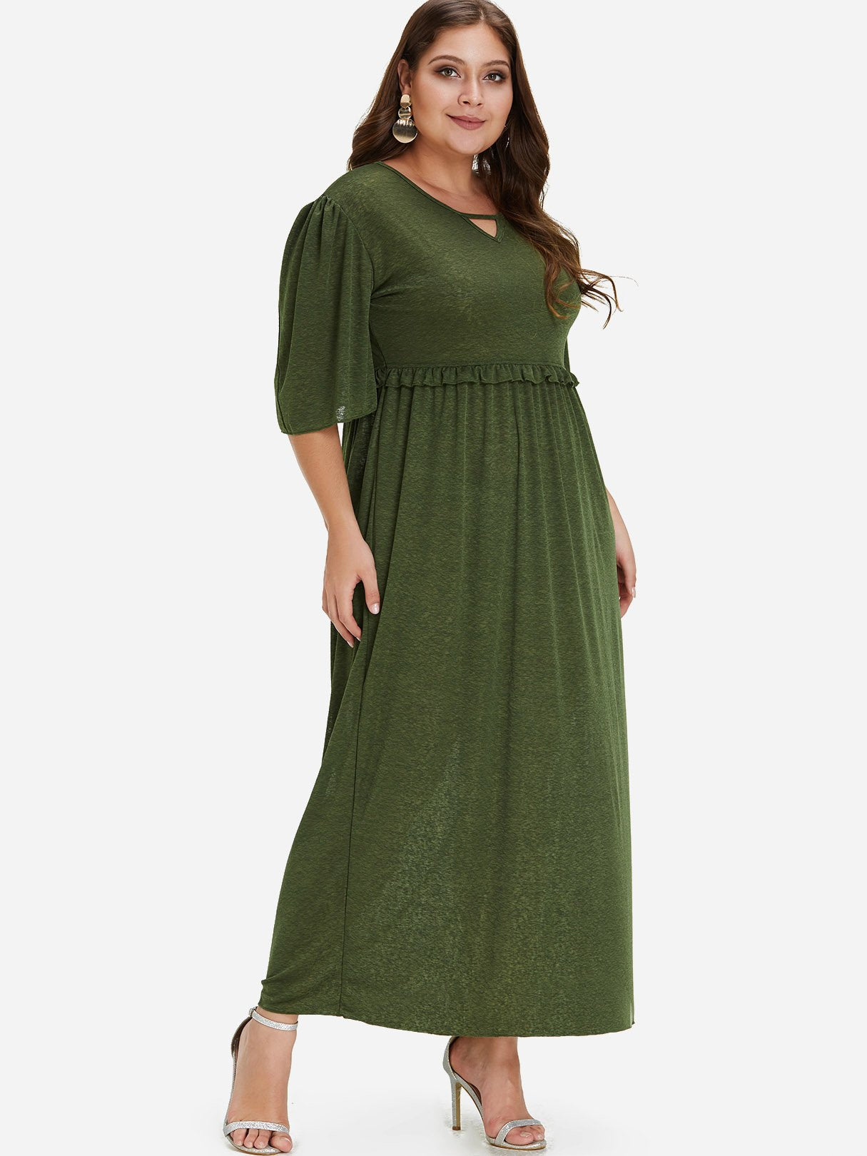 Custom Glitter Plus Size Prom Dresses