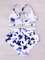 NEW FEELING Womens Floral Bikinis