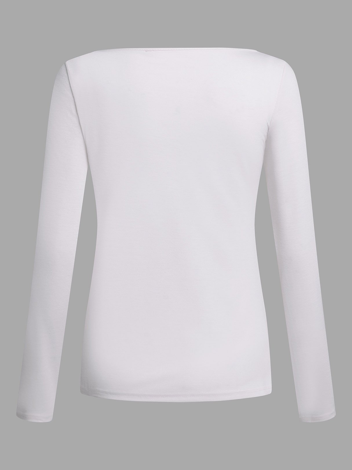 NEW FEELING Womens White T-Shirts