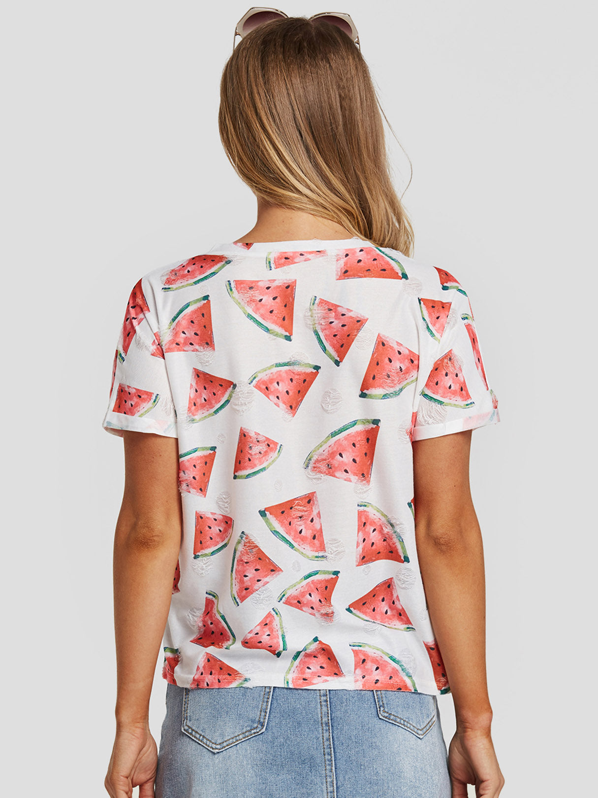NEW FEELING Womens White T-Shirts
